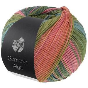 Lana Grossa GOMITOLO ALGA | 2025-white/light blue/blue green/light green/dark green/pink/plum/turquoise/salmon/petrol