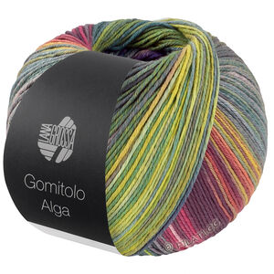 Lana Grossa GOMITOLO ALGA | 2026-fuchsia/purple/pistachio/petrol green/gray green/purple/graphite gray/spring green