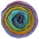 Lana Grossa GOMITOLO ALOHA | 303-ochre/blackberry/umbra/eggplant/jade/turquoise/green