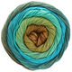 Lana Grossa GOMITOLO ALOHA | 313-cinnamon brown/khaki/turquoise green/turquoise blue/sky blue/petrol