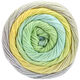 Lana Grossa GOMITOLO ALOHA | 315-vanilla/white green/light green/light gray/ice blue