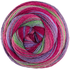 Lana Grossa GOMITOLO ARTE | 1022-gray/purple/pink/fuchsia/green/plum/cyclamen