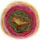 Lana Grossa GOMITOLO COLLINA | 1016-dark olive/wine red/fuchsia/light orange/yellow/nougat