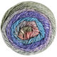 Lana Grossa GOMITOLO COLLINA | 1022-light gray/gray purple/purple/turquoise/rose