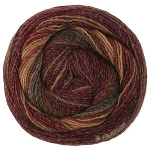Lana Grossa GOMITOLO GALA | 4043-black brown/dark brown/gray brown/burgundy/camel/wine red