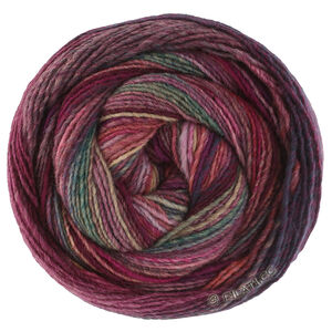 Lana Grossa GOMITOLO INTENSO | 237-subtle yellow/apricot/gray/rose/purple/heather/fuchsia/eggplant