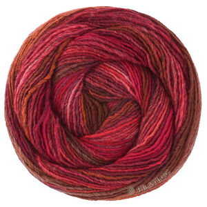 Lana Grossa GOMITOLO INTENSO | 239-dark brown/wine red/light red/burgundy/chocolate brown