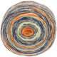 Lana Grossa GOMITOLO MEILENWEIT | 4020-brown/gray blue/orange/ecru/beige