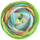 Lana Grossa GOMITOLO MOLTO | 613-mint/white green/rust/ochre/vanilla/citrus yellow/black brown/hazelnut/lilac