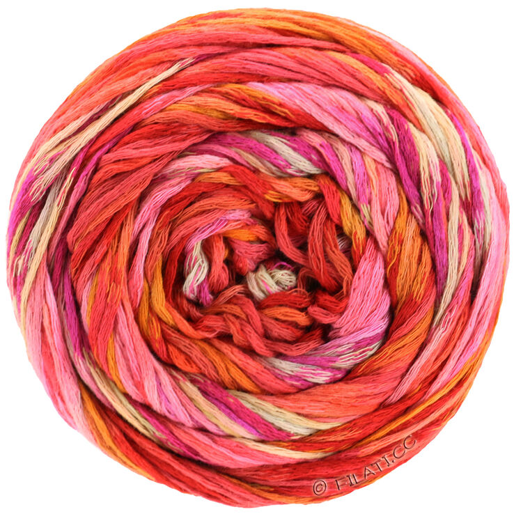 Lana Grossa GOMITOLO SELEZIONE 3 | 3001-red/pink/rose/ochre/cognac/light gray