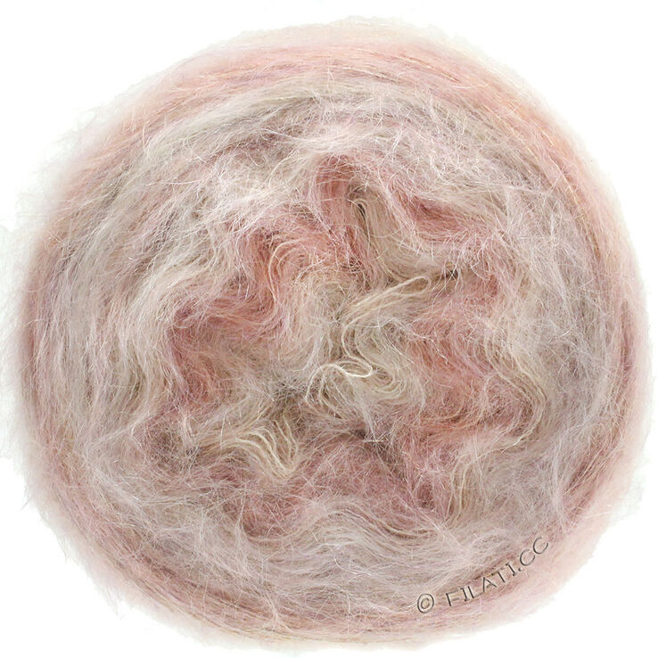 Lana Grossa GOMITOLO SILKHAIR | 201-rose/beige mottled