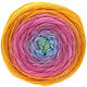 Lana Grossa GOMITOLO SOLE | 918-yellow/orange/lilac/pink/light turquoise/light green