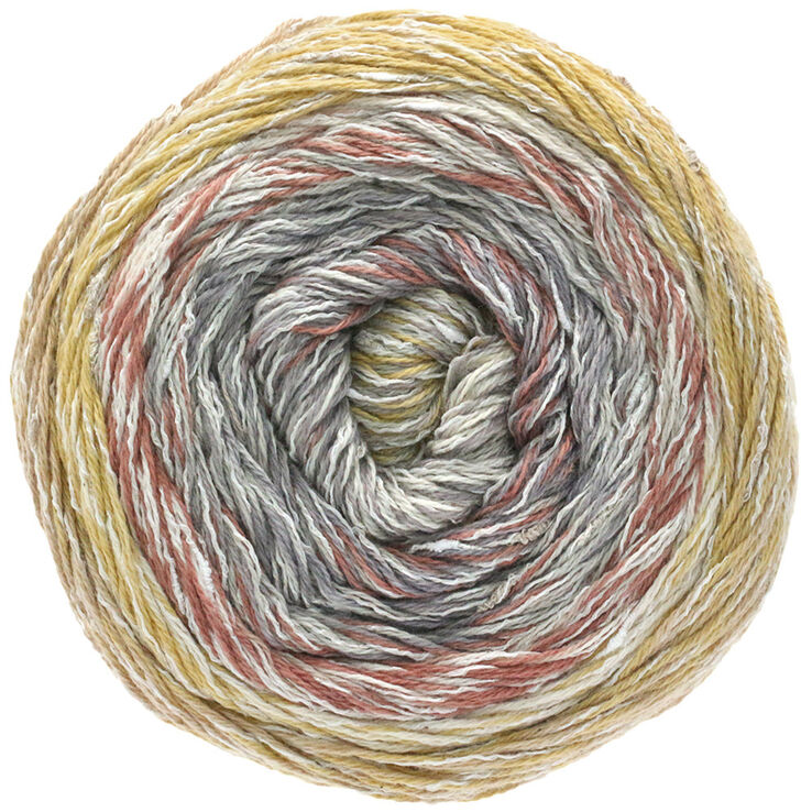 Lana Grossa GOMITOLO SUMMER TWEED | 01-beige/brown/grège/subtle yellow/red brown