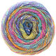 Lana Grossa GOMITOLO SUMMER TWEED | 05-blue violet/corn yellow/turquoise/cyclamen/red violet