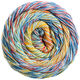 Lana Grossa GOMITOLO SUMMER TWEED | 15-petrol/yellow/apricot/blue gray/orange/gray