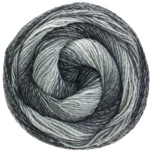 Lana Grossa GOMITOLO VERSIONE | 413-silver gray/light gray/medium gray/dark gray
