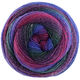 Lana Grossa GOMITOLO VERSIONE | 454-ink blue/red violet/dark violet/fuchsia/forest green