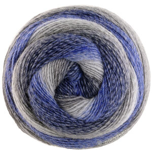 Lana Grossa GOMITOLO VERSIONE | 455-jeans/royal/gray blue/light gray/medium gray/dark gray/black blue