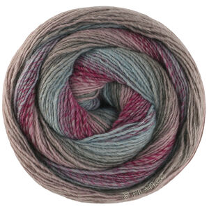 Lana Grossa GOMITOLO VERSIONE | 461-bordeaux/mint turquoise/gray brown/antique pink