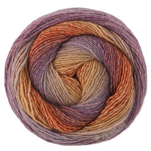 Lana Grossa GOMITOLO VERSIONE | 466-camel/terracotta/purple/gray purple