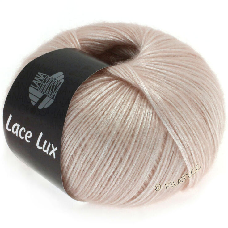 Lana Grossa LACE Lux | 01-perla mottled