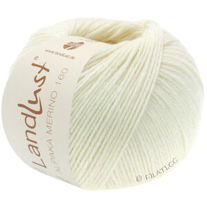 Lana Grossa LANDLUST Alpaka Merino 160 | 401-raw white