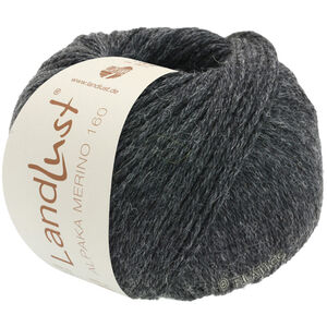 Lana Grossa LANDLUST Alpaka Merino 160 | 409-anthracite