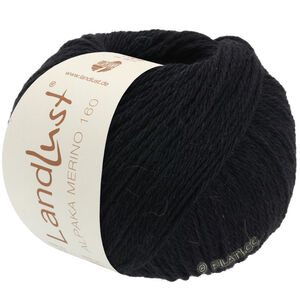 Lana Grossa LANDLUST Alpaka Merino 160 | 410-black