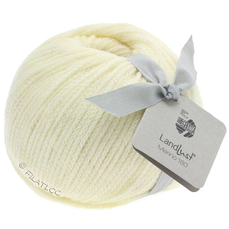 Lana Grossa LANDLUST MERINO 180 | 201-raw white