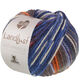Lana Grossa LANDLUST Naturwolle Print | 102-blue/orange variegated