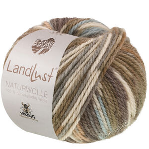 Lana Grossa LANDLUST Naturwolle Print | 106-olive/cream variegated