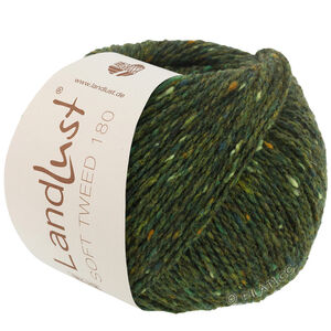 Lana Grossa LANDLUST Soft Tweed 180 | 107-dark green mottled