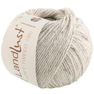 Lana Grossa LANDLUST Soft Tweed 180 | 125-silver gray mottled
