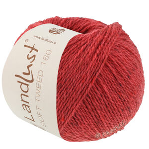Lana Grossa LANDLUST Soft Tweed 180 | 132-strawberry red mottled