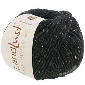 Lana Grossa LANDLUST Soft Tweed 90 | 06-black mottled