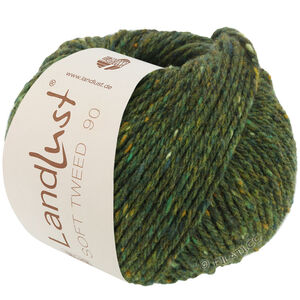 Lana Grossa LANDLUST Soft Tweed 90 | 07-dark green mottled
