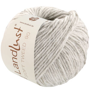 Lana Grossa LANDLUST Soft Tweed 90 | 25-silver gray mottled