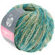 Lana Grossa LEGGERO II Print | 312-petrol/reed/gray brown/mint