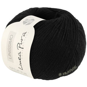 Lana Grossa LINISSIMO (Linea Pura) | 14-black