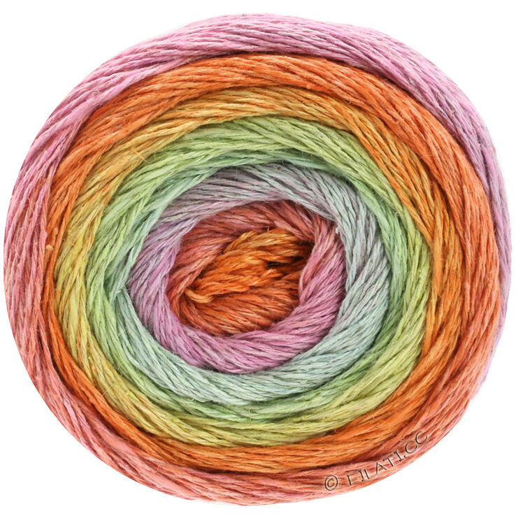 Lana Grossa MARE (Linea Pura) | 01-reed/peach/salmon/orange/light gray/rose/pink