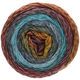 Lana Grossa MARE (Linea Pura) | 15-burgundy/golden brown/yellow/gray brown/turquoise/petrol