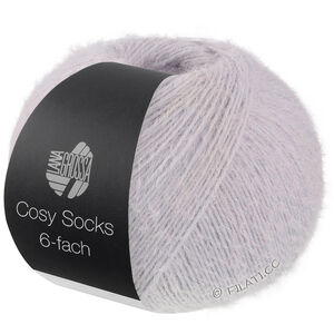 Lana Grossa MEILENWEIT 6-FACH 150g Cosy Socks | 1013-silver gray