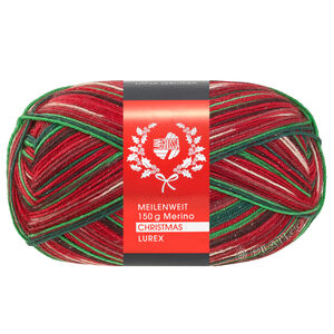 Lana Grossa MEILENWEIT 6-FACH 150g Merino Christmas Lurex | 640-