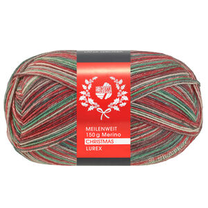 Lana Grossa MEILENWEIT 6-FACH 150g Merino Christmas Lurex | 641-