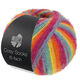 Lana Grossa MEILENWEIT 6-FACH 150g Cosy Socks Multi Stripes | 2201-smoke blue/turquoise/yellow/orange/fuchsia