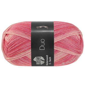 Lana Grossa MEILENWEIT 6-FACH 150g Duo | 9722-pink/rose