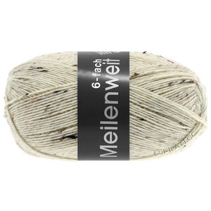 Lana Grossa MEILENWEIT 6-FACH 150g Mouliné/Tweed | 8817-natural mottled