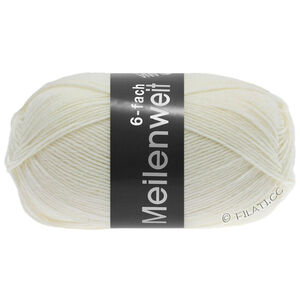 Lana Grossa MEILENWEIT 6-FACH 150g | 8840-white