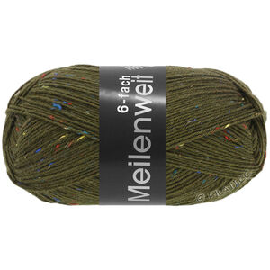 Lana Grossa MEILENWEIT 6-FACH 150g Mouliné/Tweed | 9248-dark green