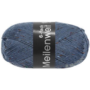 Lana Grossa MEILENWEIT 6-FACH 150g Mouliné/Tweed | 9677-blue
